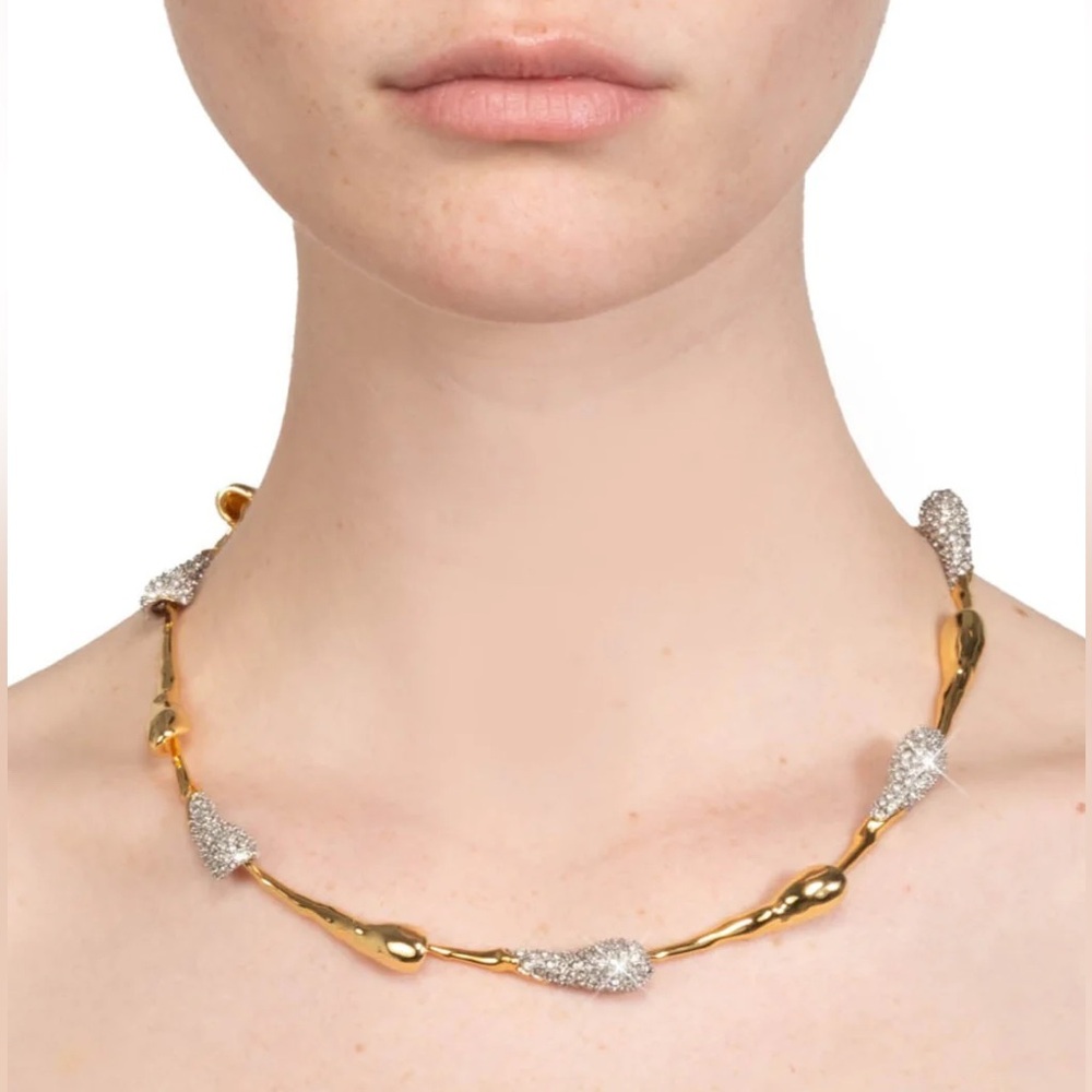 ALEXIS BITTAR • Solanales Crystal Teardrop Riviera Necklace